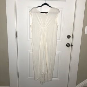 Free People white t shirt dress